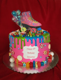 Rollerskating on Candy