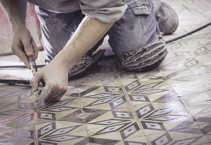 Restauratie Tegelvloer in Rijksmonument