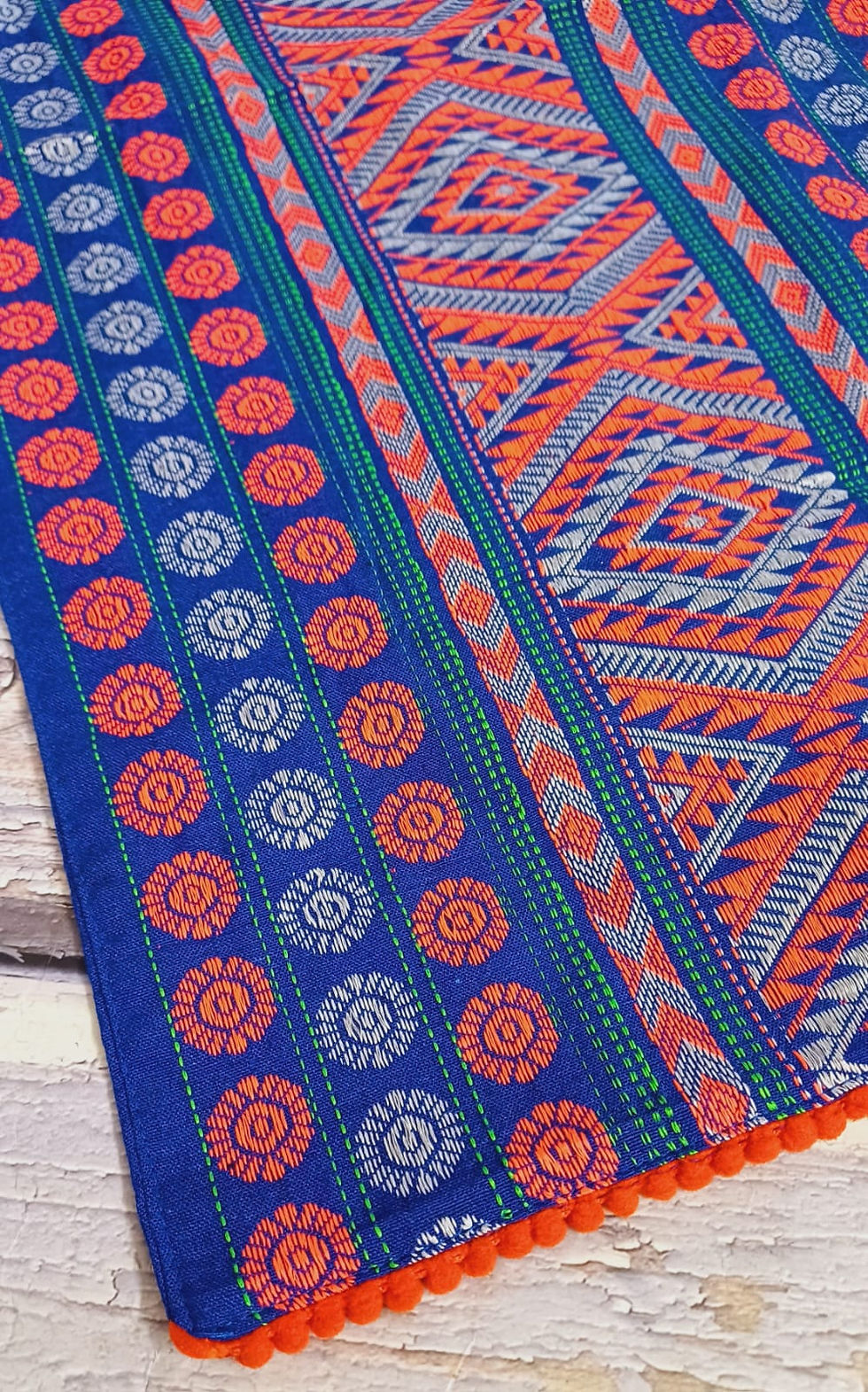 Thumbnail: Dimasa Design Table Runner (Blue)