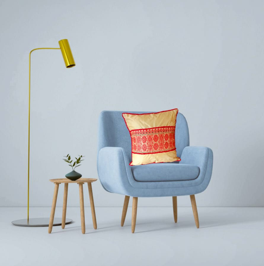 Thumbnail: Barfi & Phul Buta Design Cushion Covers
