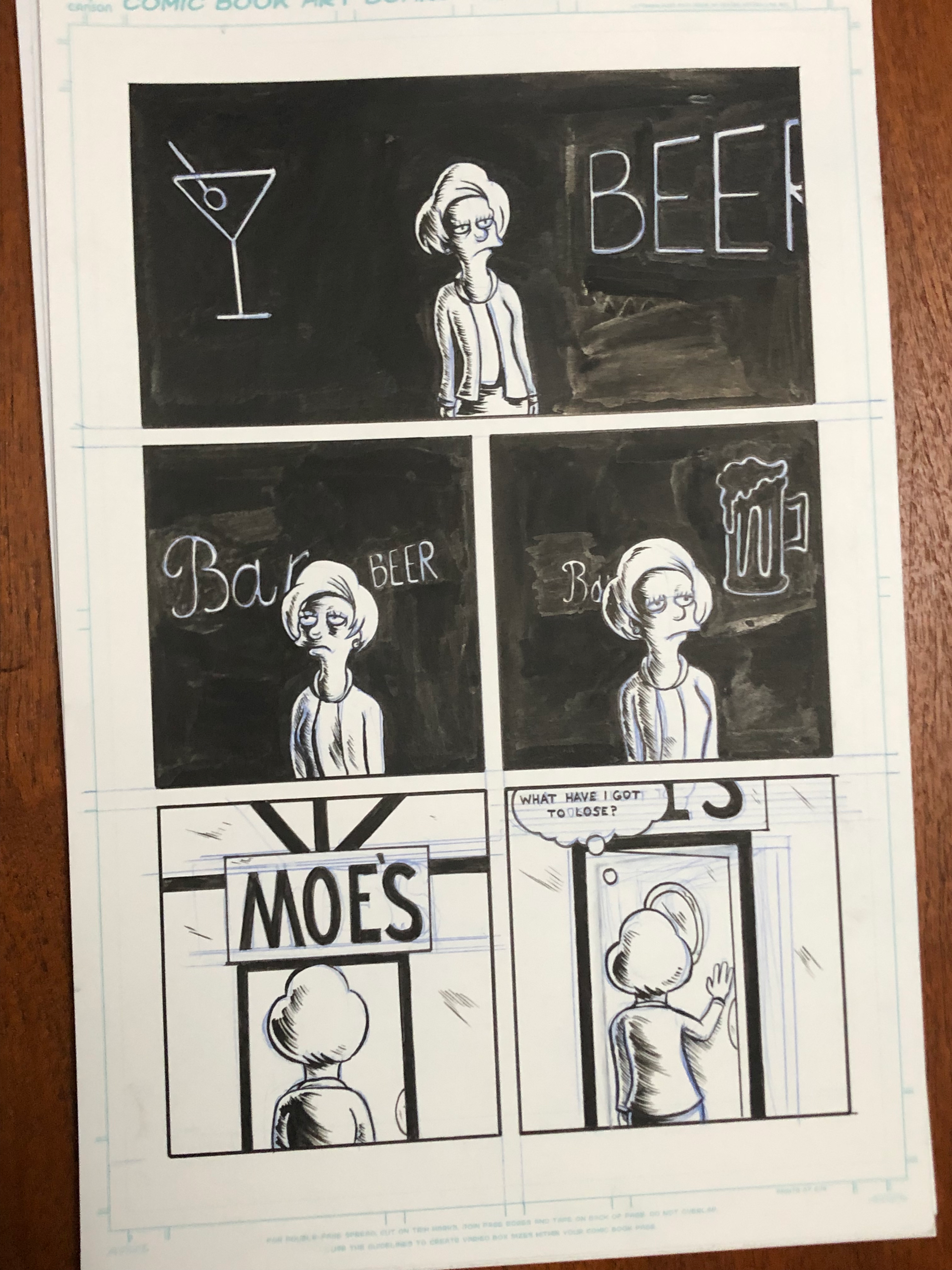 Shadows Over Springfield Original Page