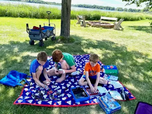 3 Squirrelly Boys… Front Row at Church, Baby!?!