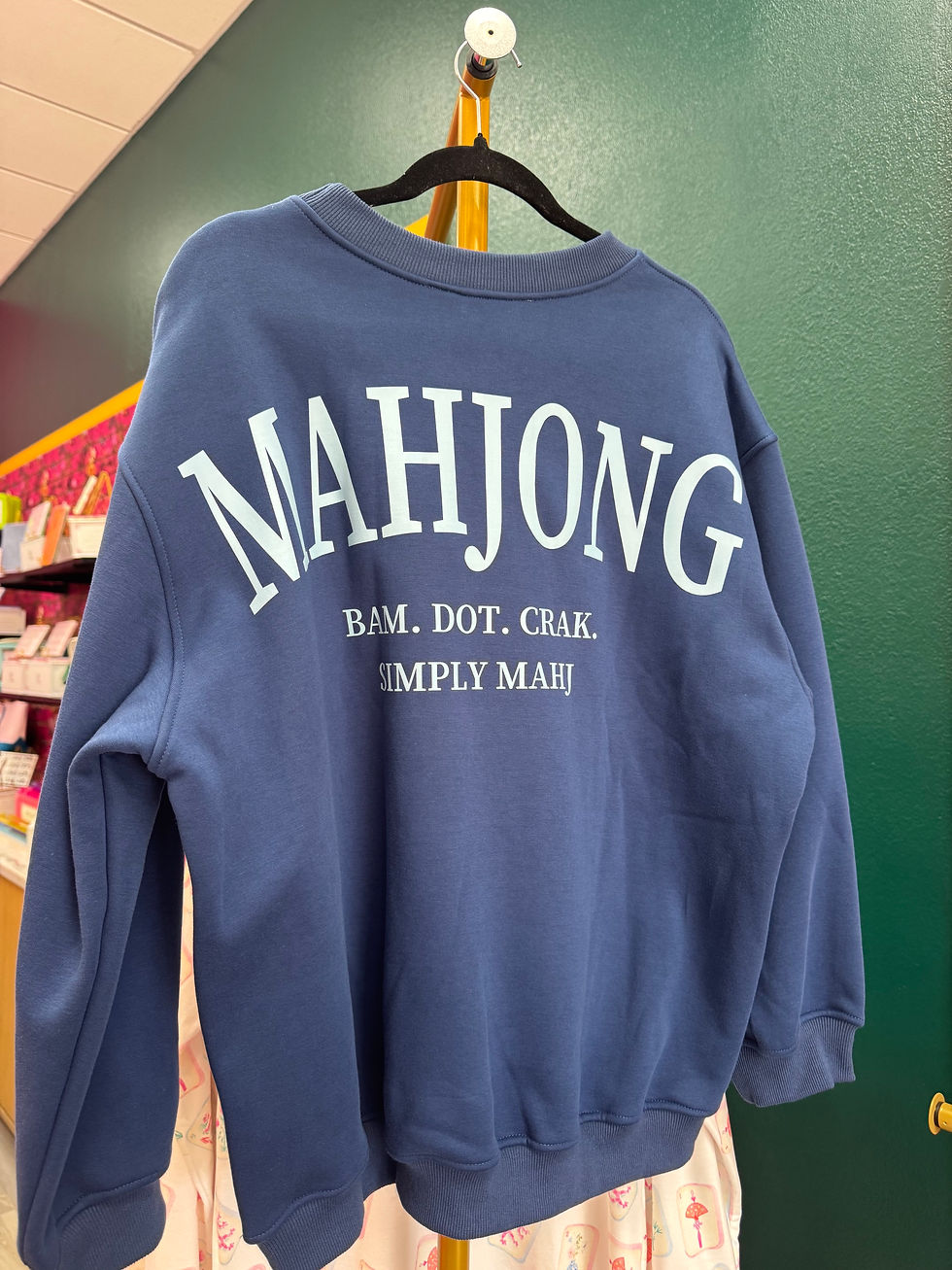 Thumbnail: Oversized MAHJONG Sweater - Navy