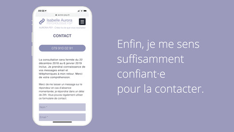 Page de contact