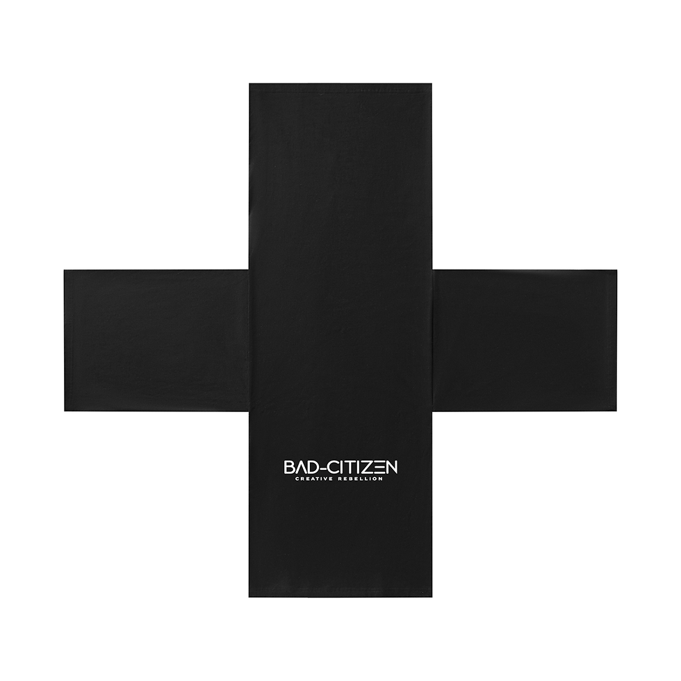 Thumbnail: BAD-CITIZEN-We Two teeshirt dress-Black