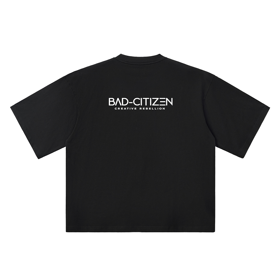 Thumbnail: BAD-CITIZEN-white logo tee-Black