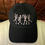 Thumbnail: White glow in the dark skeletons on black dad cap