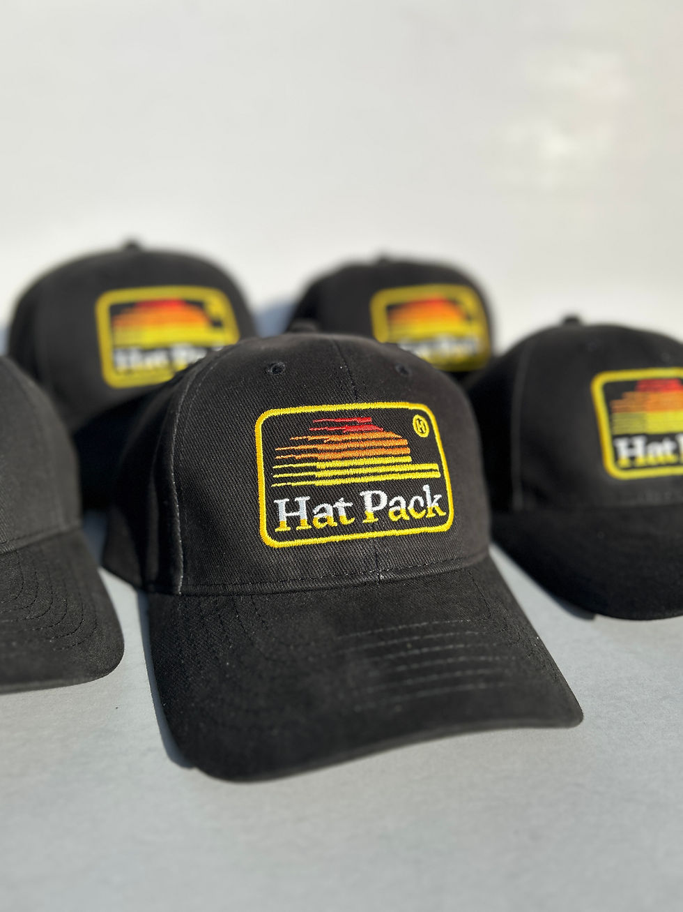 Thumbnail: Group of Hat Pack baseball hats