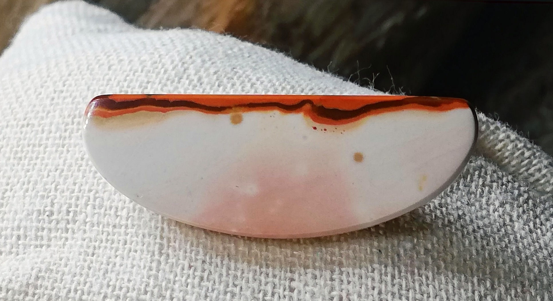 Broche Jaspe Fait Main en France (74)