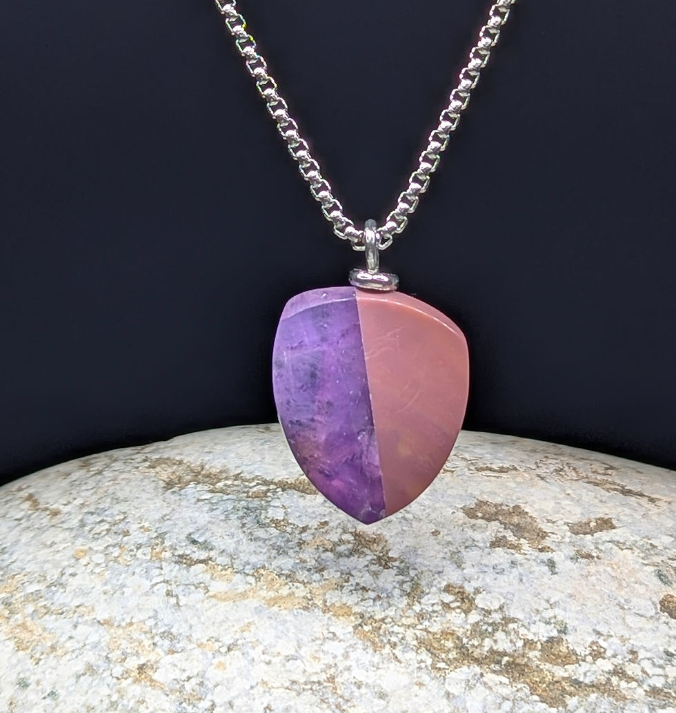 Améthyste et Jaspe Polychrome