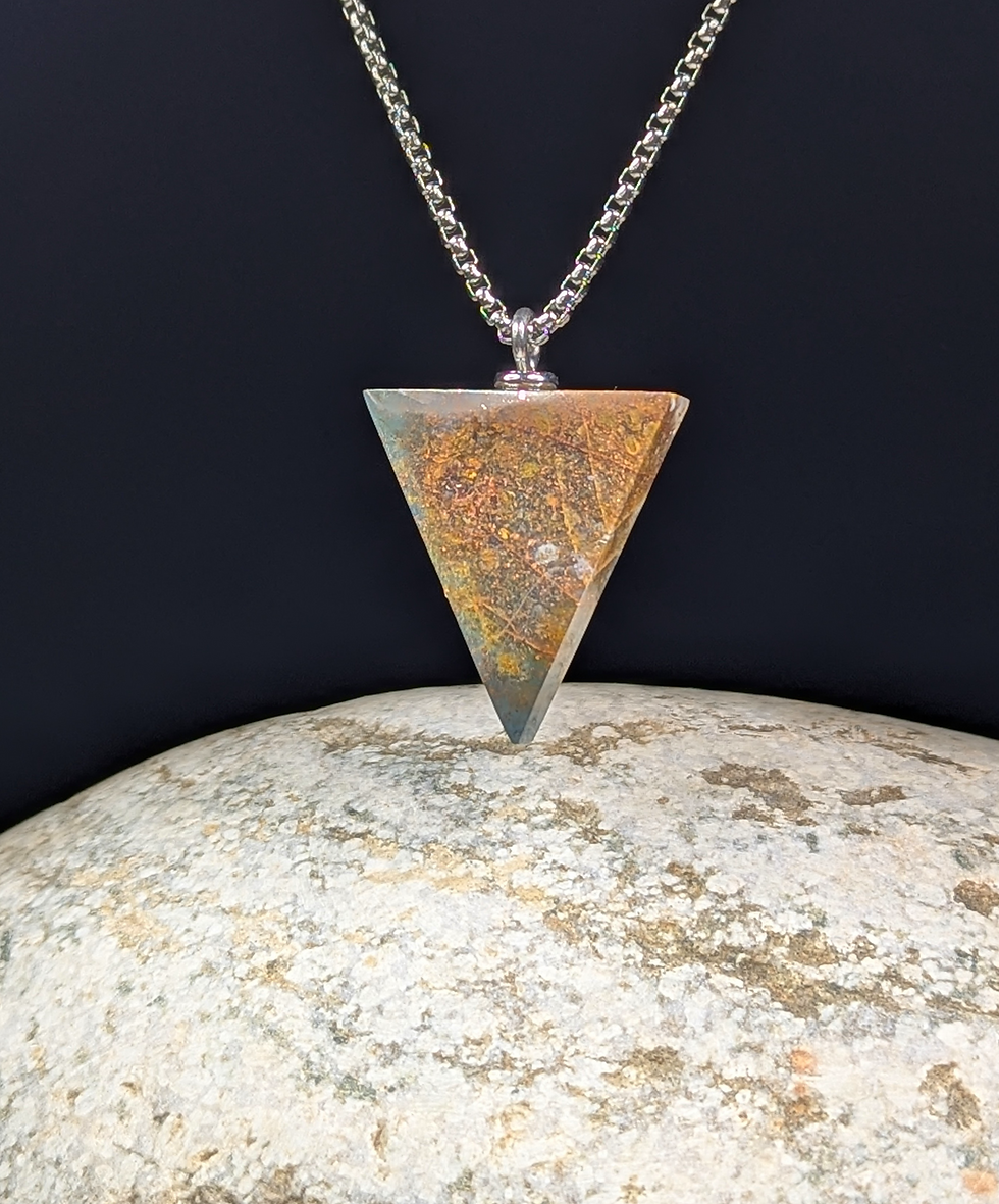 Calcédoine et Cuivre natif