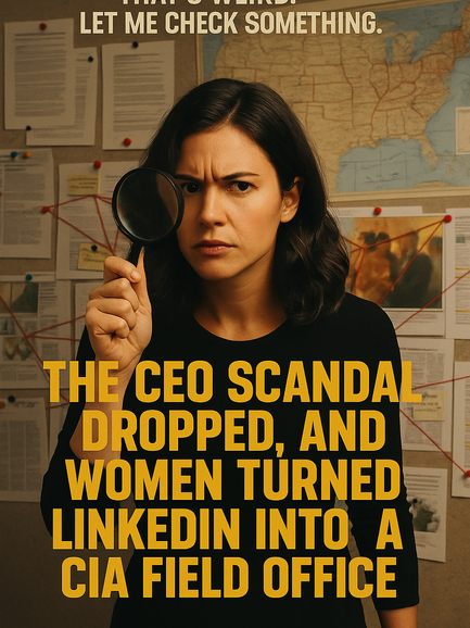 The CEO Scandal Dropped, and Women Turned LinkedIn Into a CIA Field Office