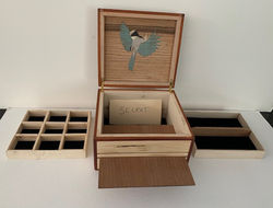 PB#1119 $180 Chickadee in Flight