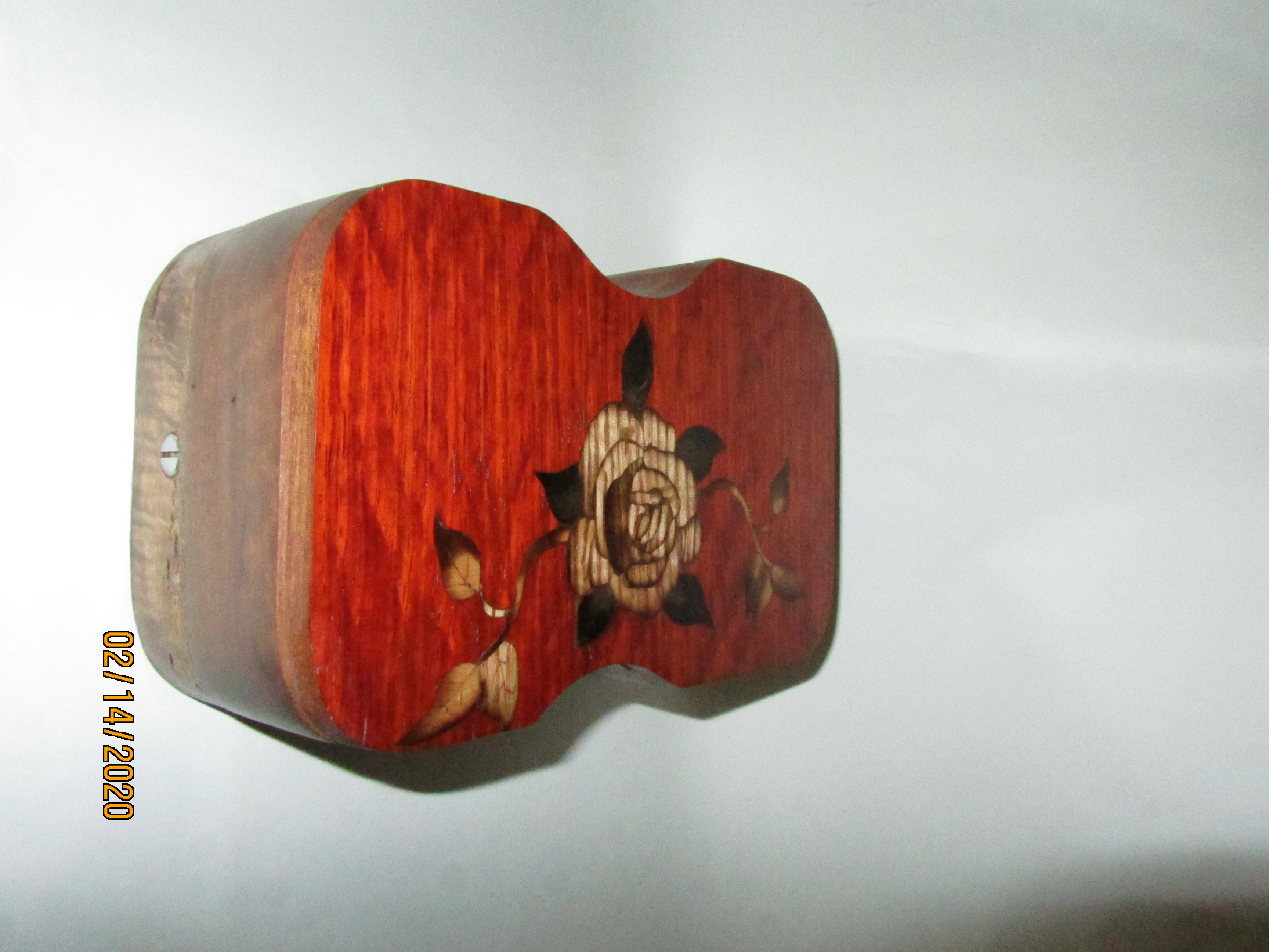 PB#279 French Marquetry Guitar-Shape