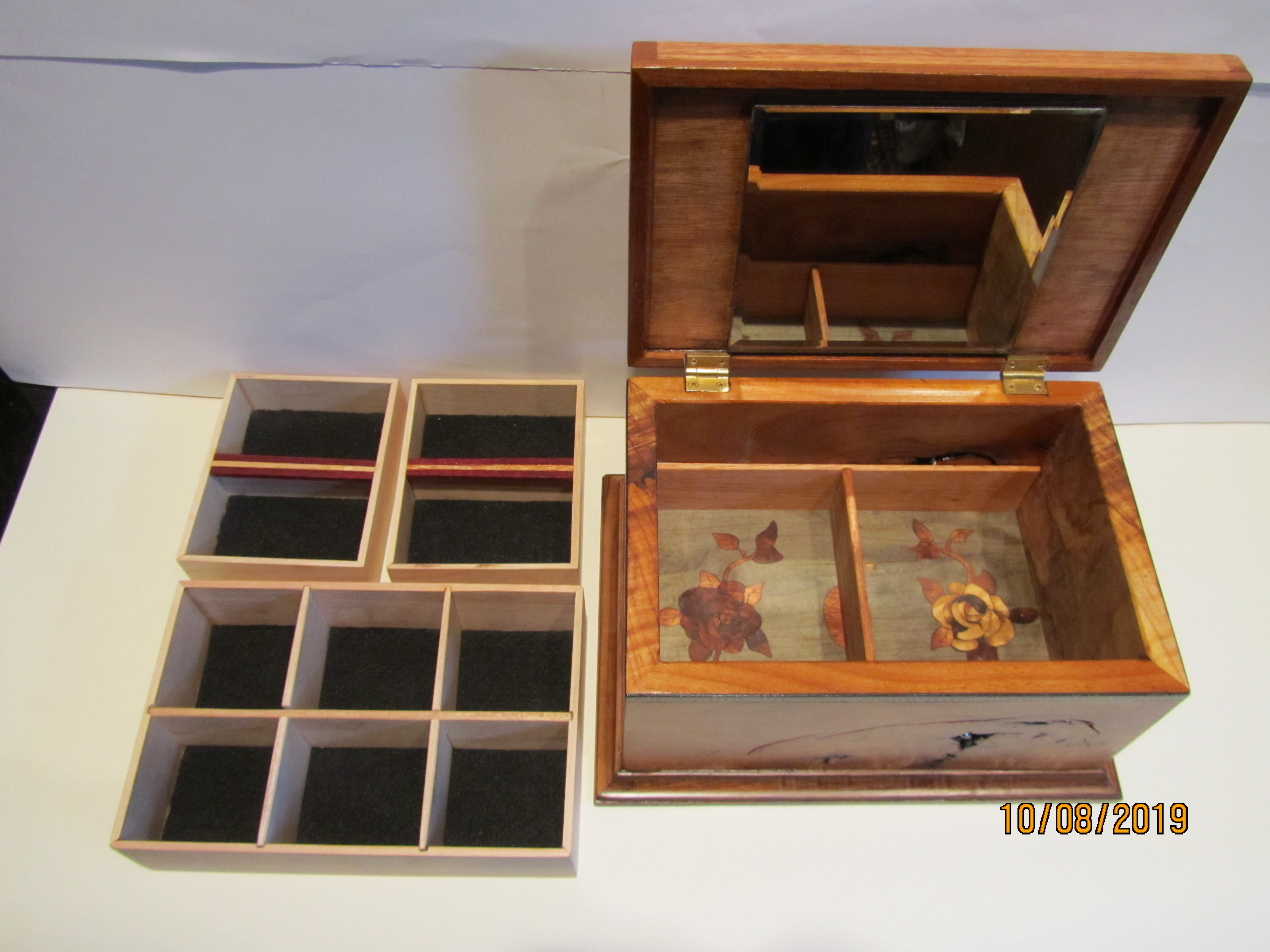 PB#258 French Marquetry Bird $500