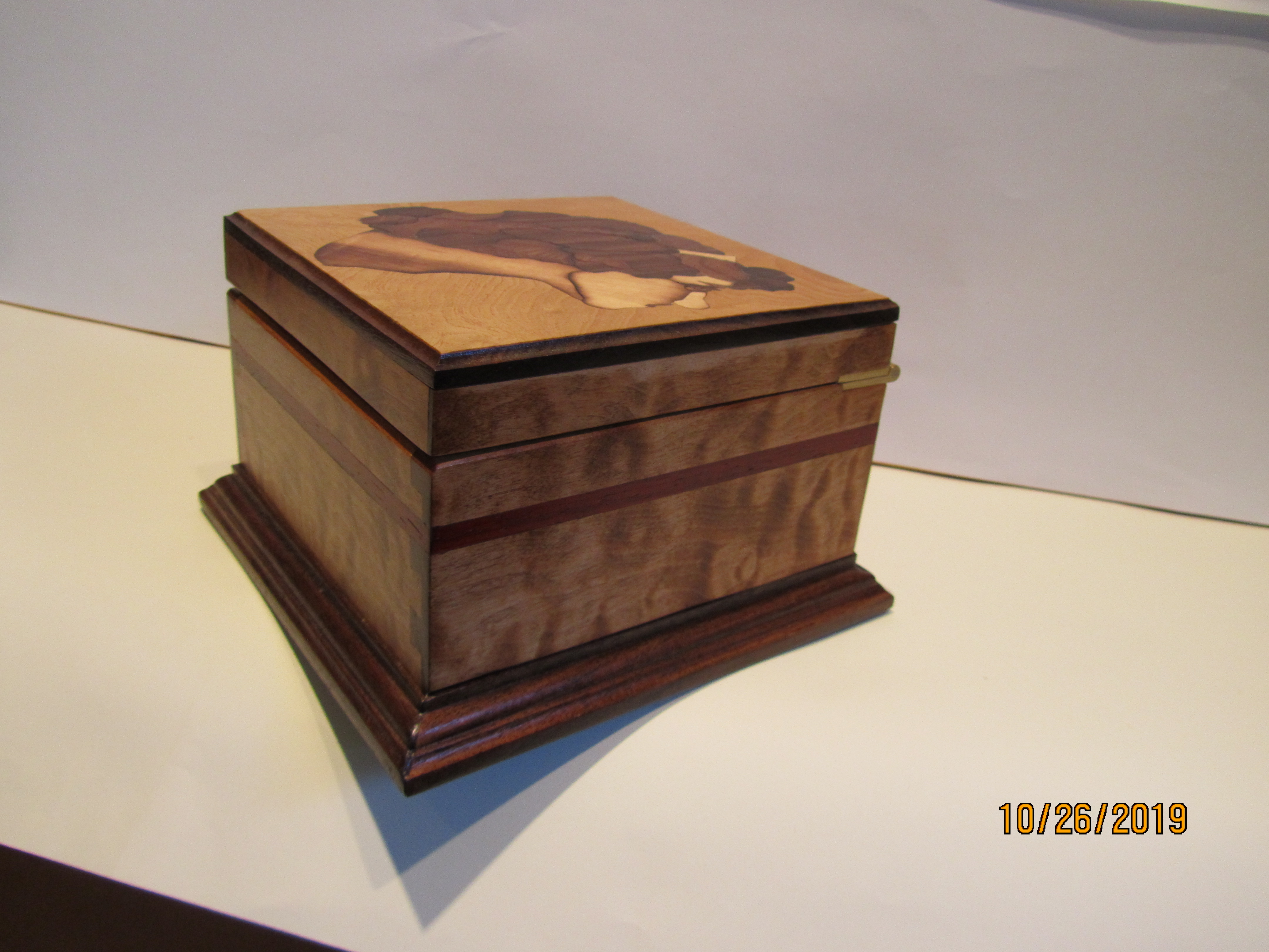 PB#262 French Marquetry Inlay Caucasian Face $195