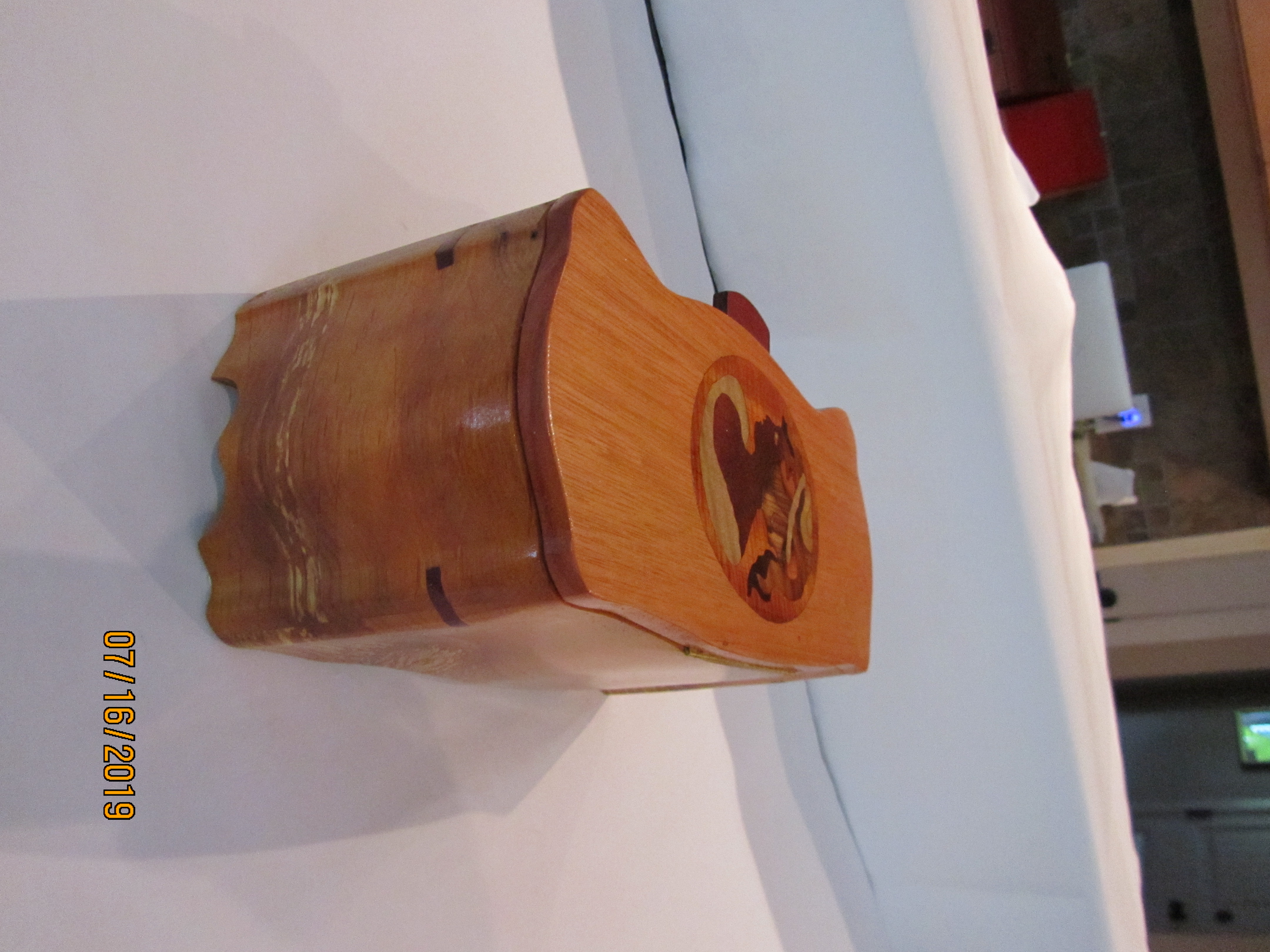 PB#249 French Marquetry Cameo Box