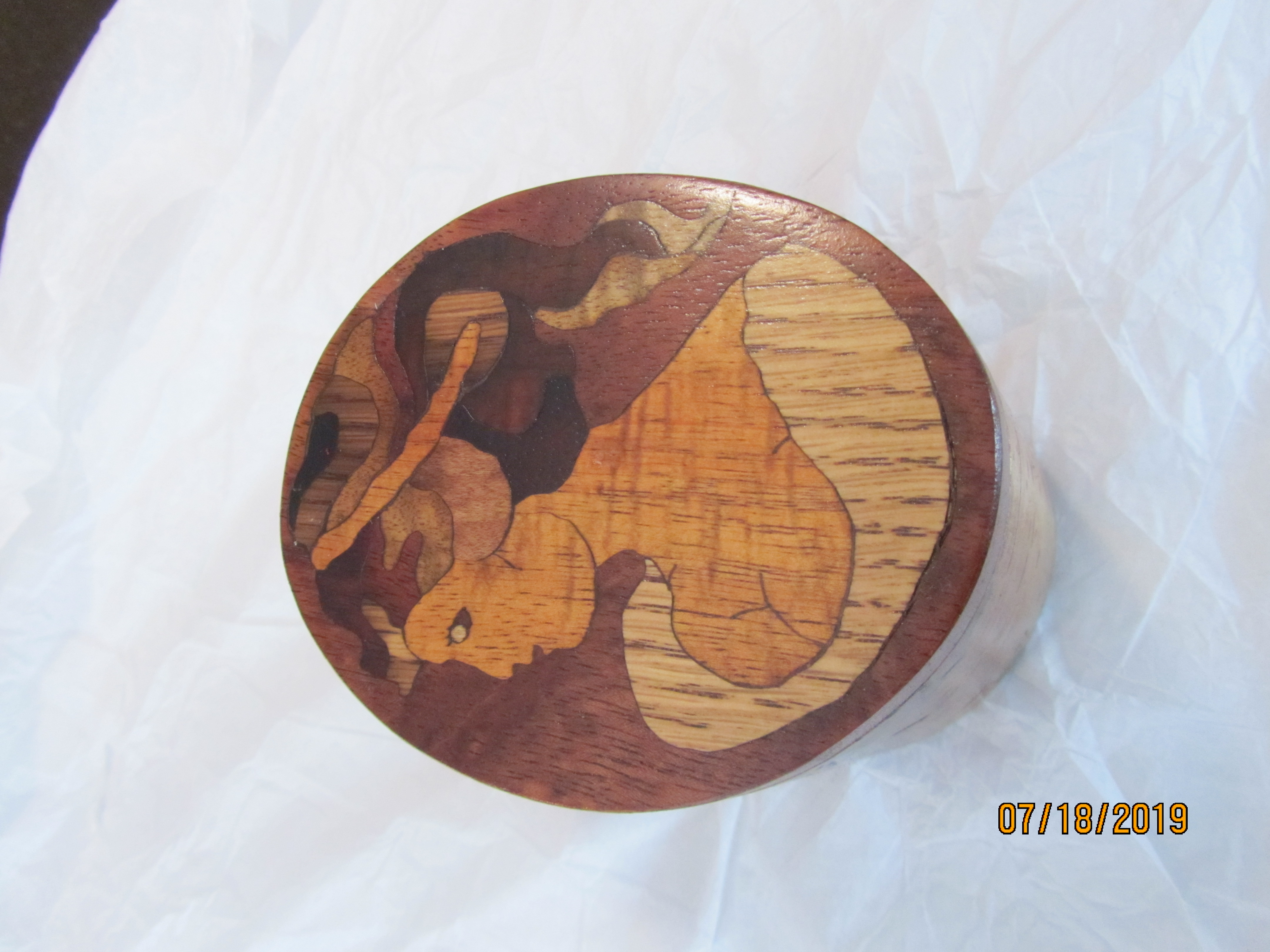 Gift PB#251 Oblong French Marquetry