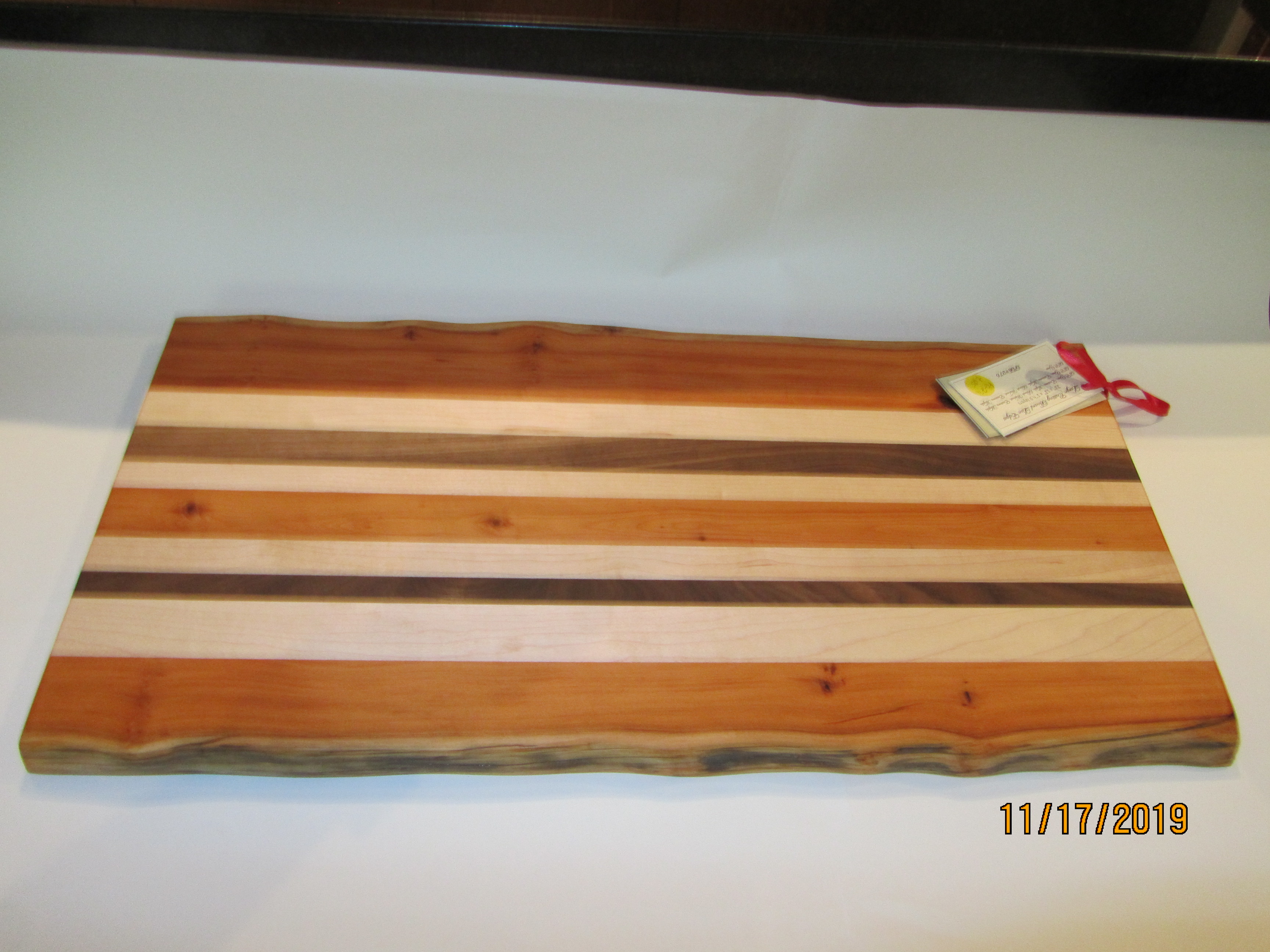 PB#276 Large Cutting Board Live Edge