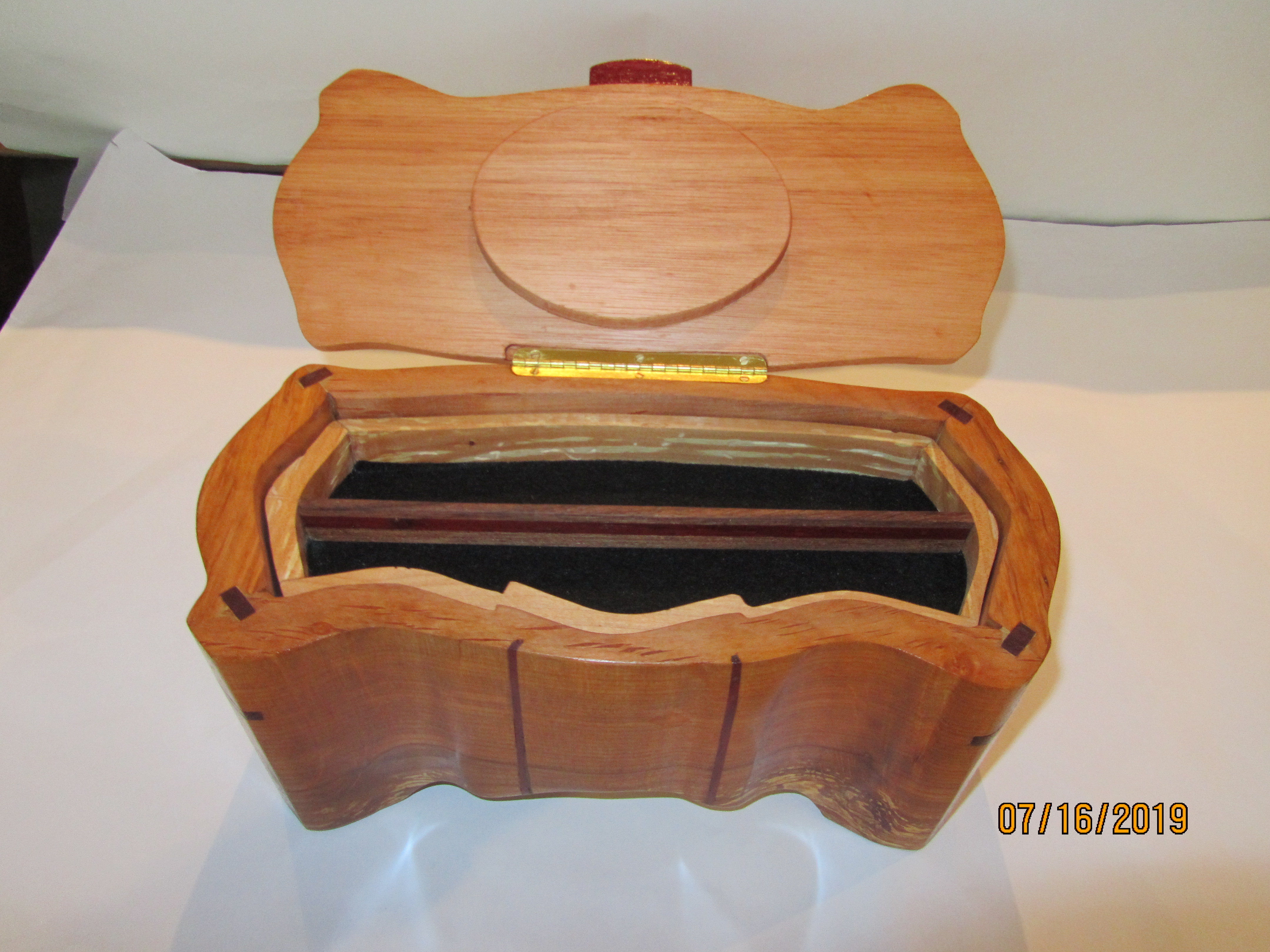 PB#249 French Marquetry Cameo Box