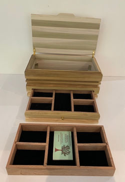 PB#1116 $195 Poplar Jewelry Box