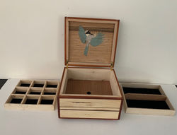 PB#1119 $180 Chickadee in Flight