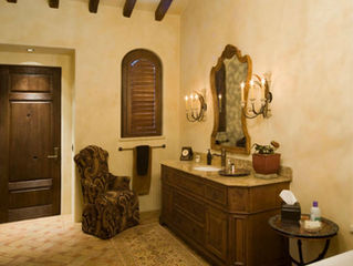 Tuscan Style Guest Bath