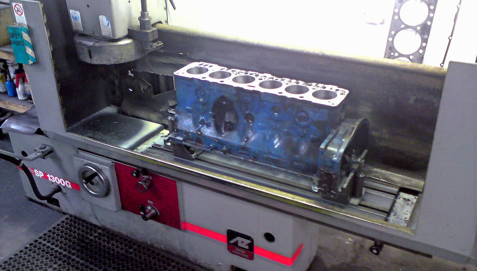 Cylinder block refacing