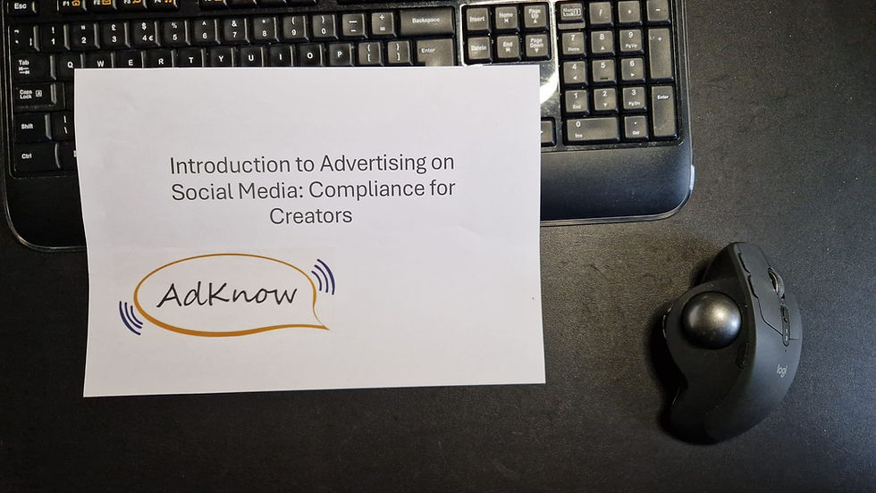 FREE: Introduction to Online UK Compliance for Content Creators