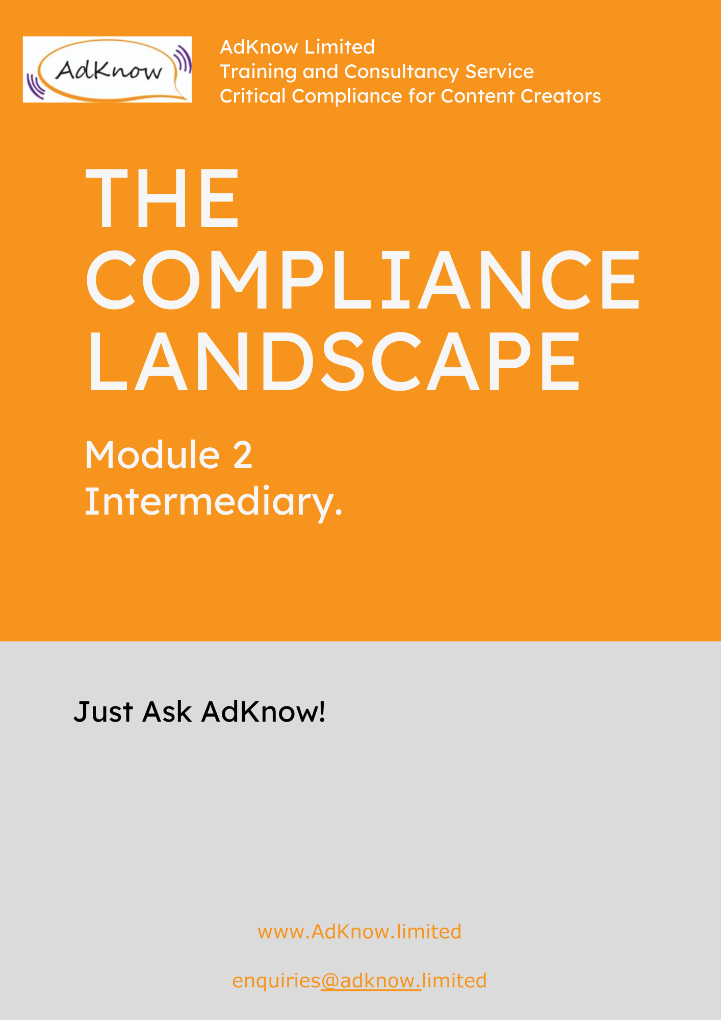 Module 2. The UK Compliance Landscape