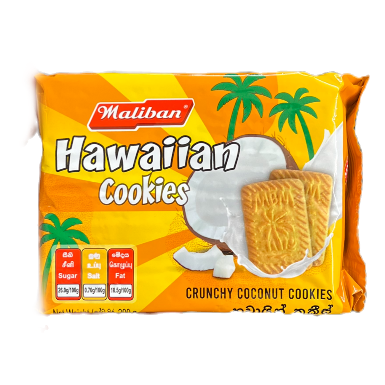 Maliban -Hawaian Cookies - 200g