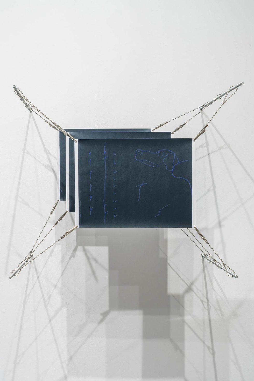 Donatas Norušis, IO, installation view, Artifex gallery, Vilnius, Lithuania, 2025