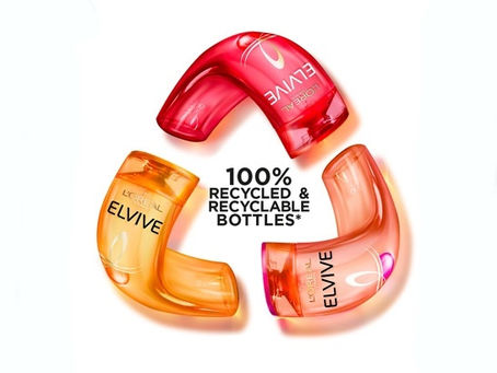 L’Oréal lanza botellas hechas de plástico 100% reciclado