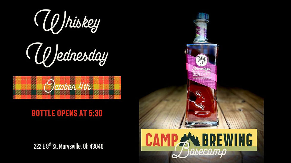 Whiskey Wednesday at Basecamp