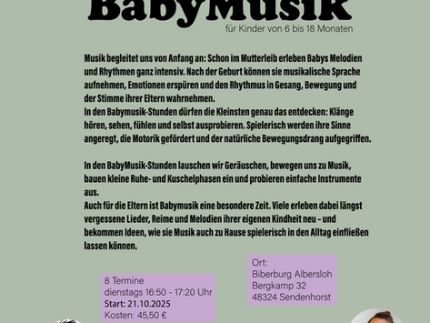BabyMusik Kurs in der MUKO