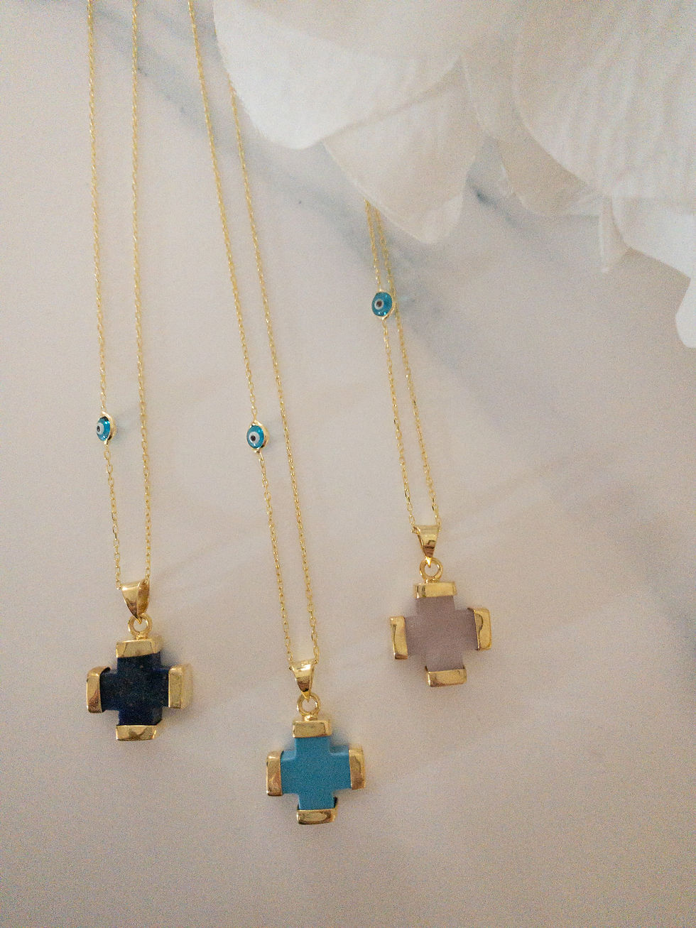 Thumbnail: “Gemma” Cross Necklace