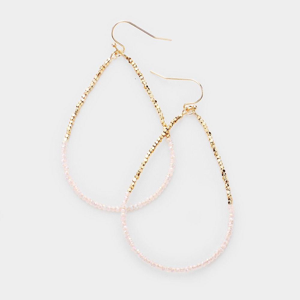 “Milos” Earrings- light pink
