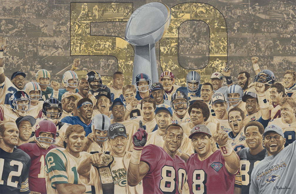 Super Bowl 50 print