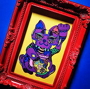 #manekinekoart #shoriejap #illustration #illust #illustagram #instagood #art #artwork #arts_secret #drawing #handdrawing #colorfulart #japaneseart #popart #picture #tattoo #manekineko #luckycat #welcomecat #絵 #イラスト #奇抜絵 #カラフルな世界 #カラフルな絵 #派手な絵 #招き猫 #招手貓 #縁起物 #しょりーの猫 #shoriecat