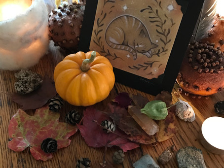 Samhain Reflections and a Samhain Bread Loaf.