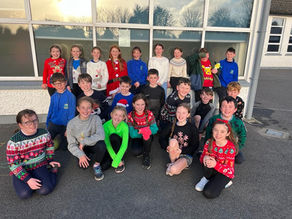 Christmas jumper day in 4th Class!