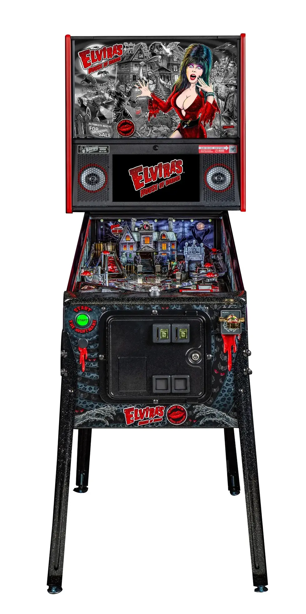 Miniature : Flipper Elvira's Blood Red Kiss Edition Stern Pinball