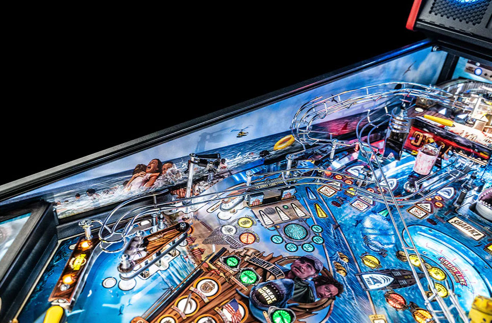 Art Inside Blade Jaws Stern Pinball