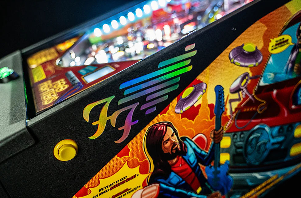 Side Armor Foo Fighters Stern Pinball