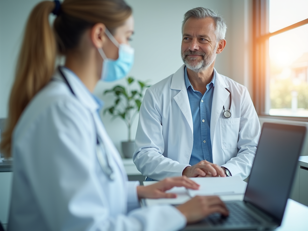 Doctors in consultation at a doctor-led medical aesthetics clinic in Brighton