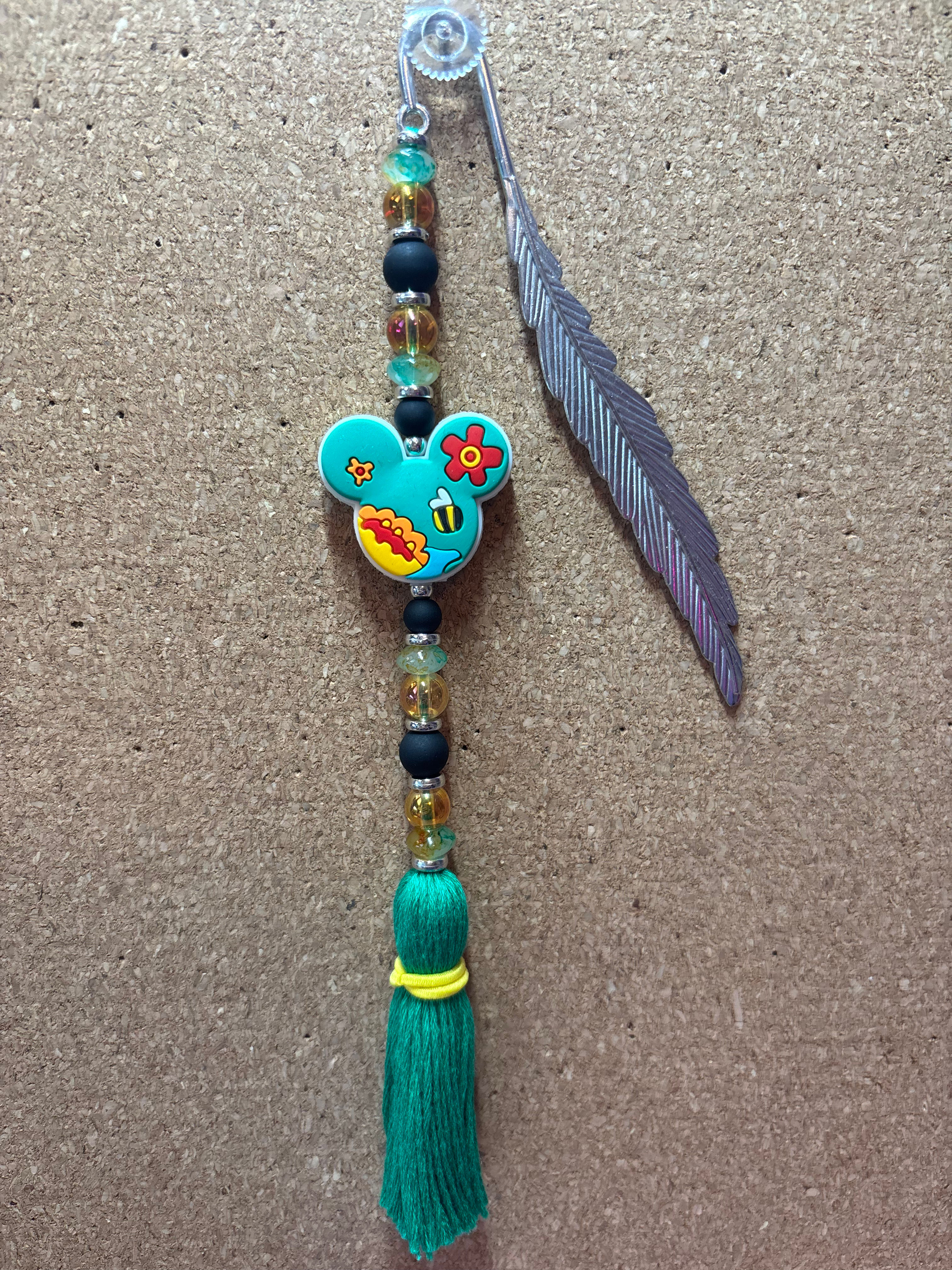 Bumblebee Disney Beaded Bookmark