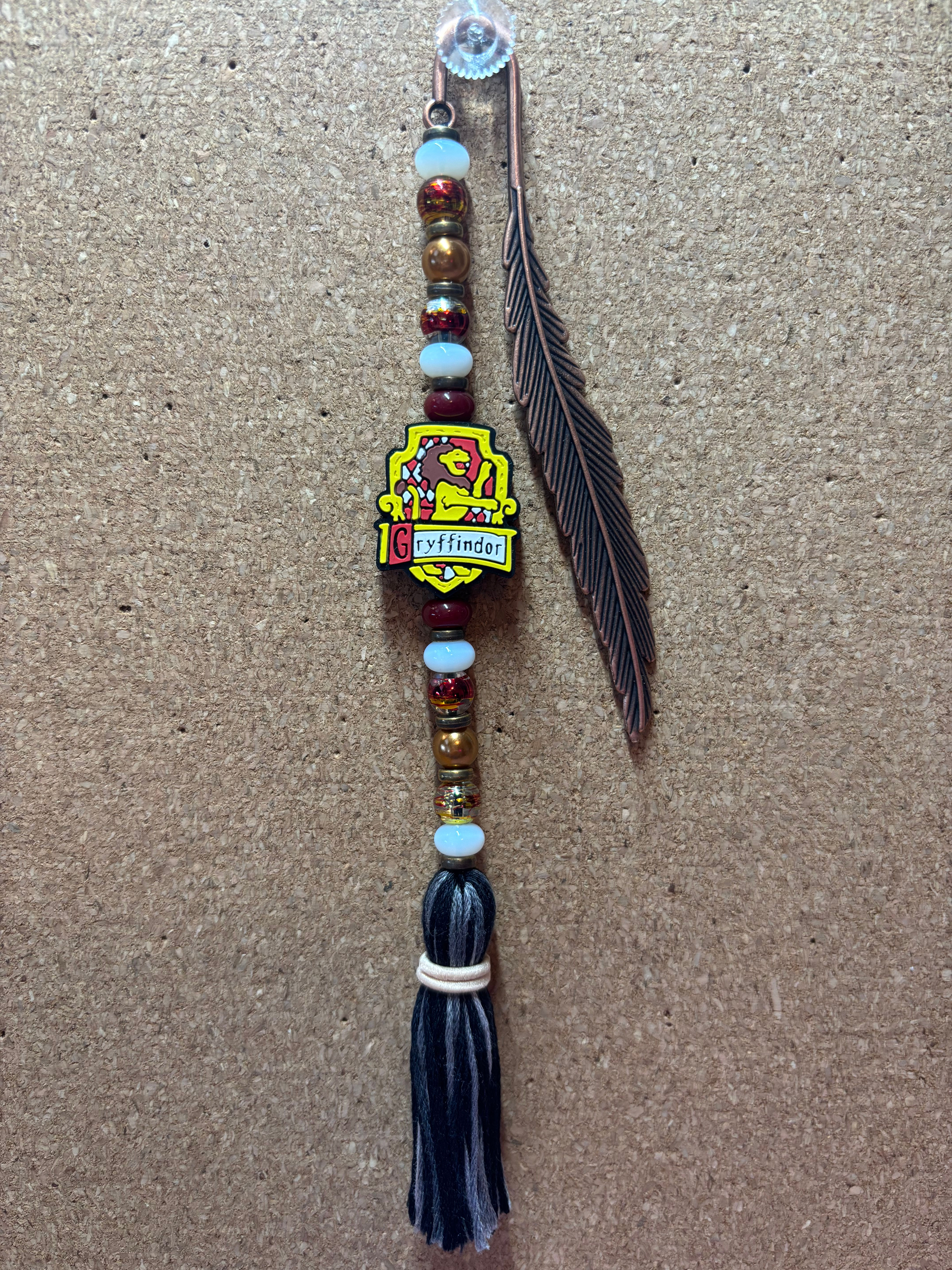 Gryffindor Beaded Bookmark