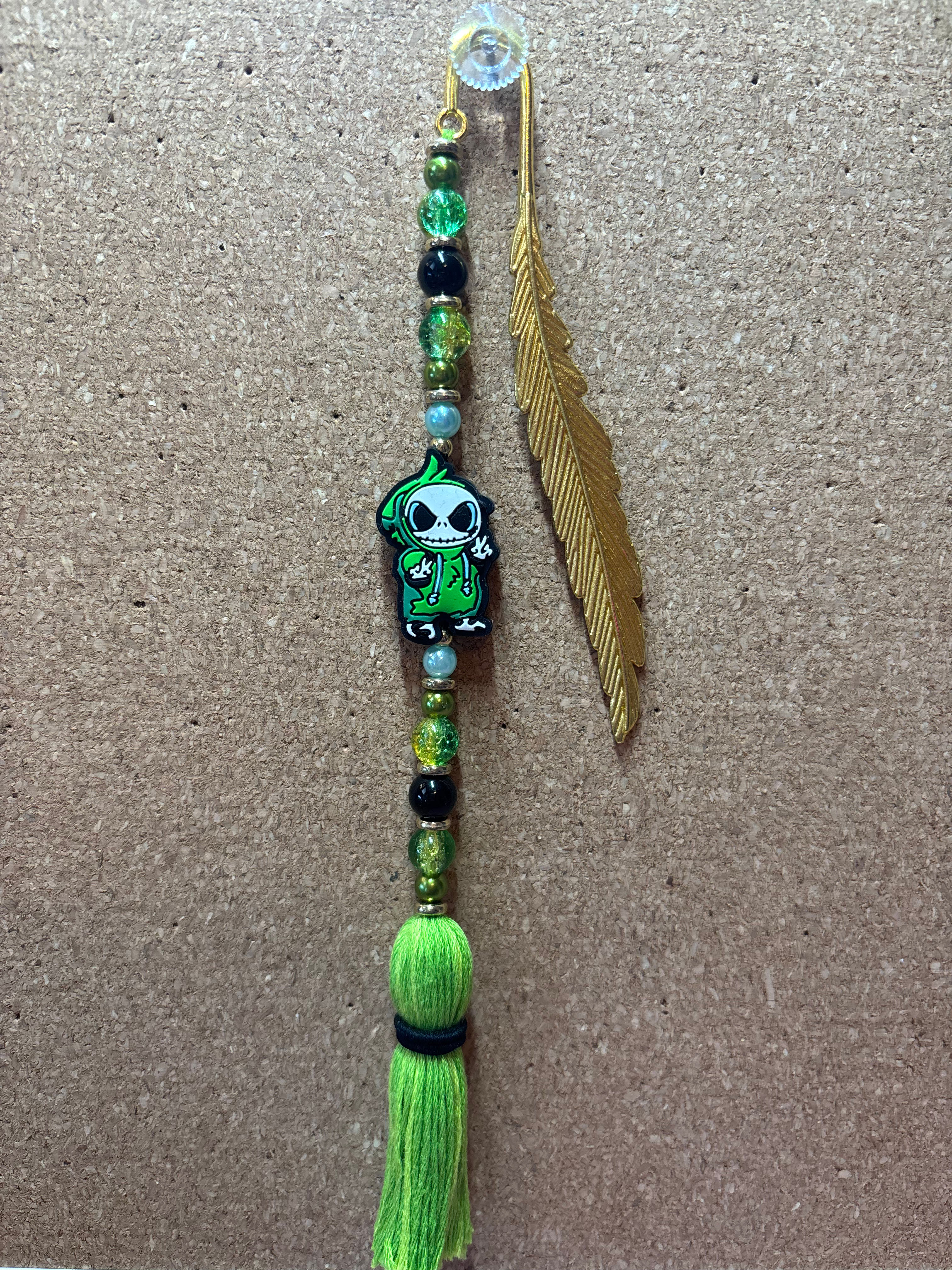Oogie Boogie Beaded Bookmark
