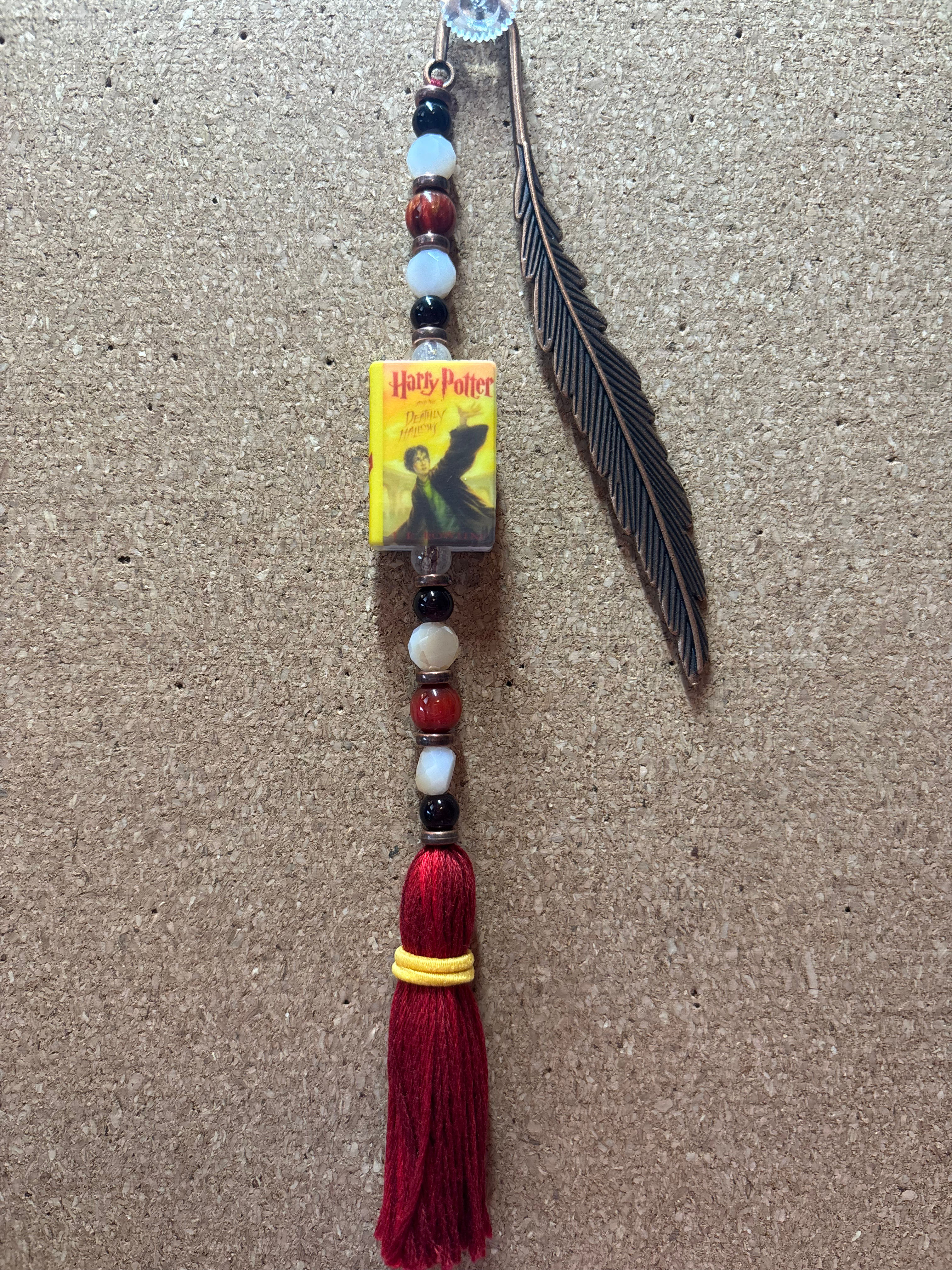 Deathly Hallows Beaded Bookmark