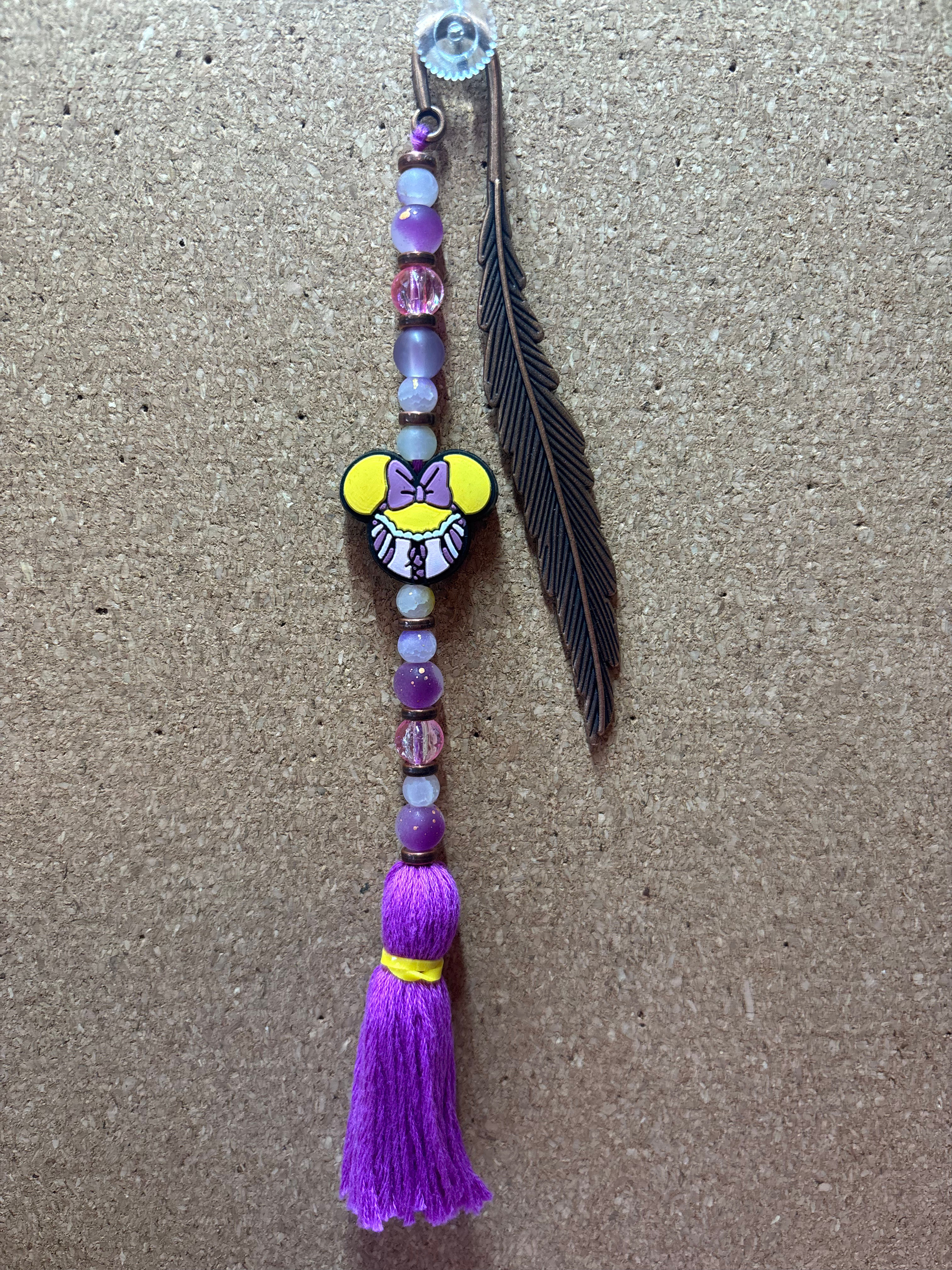 Aurora Disney Beaded Bookmark